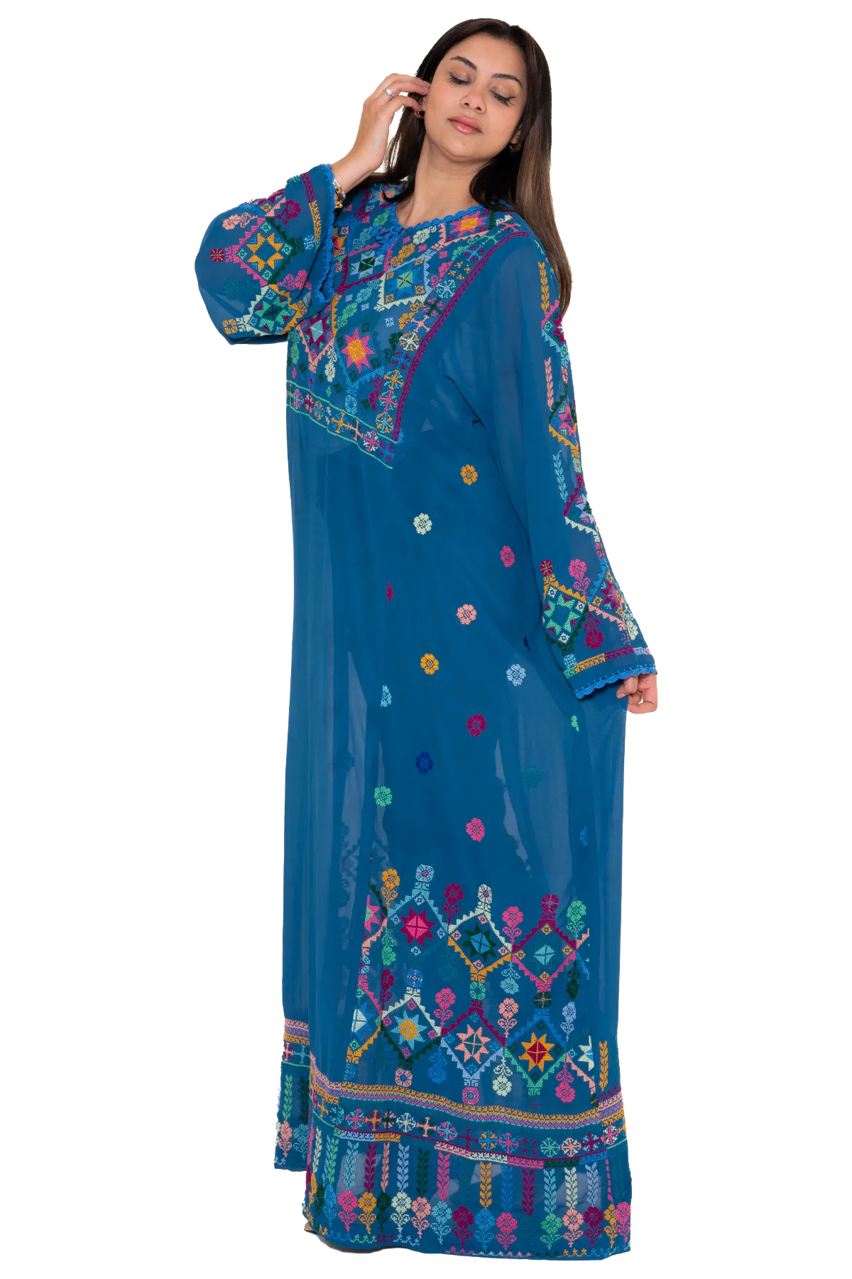 Fallahi Hand-stitched Chiffon