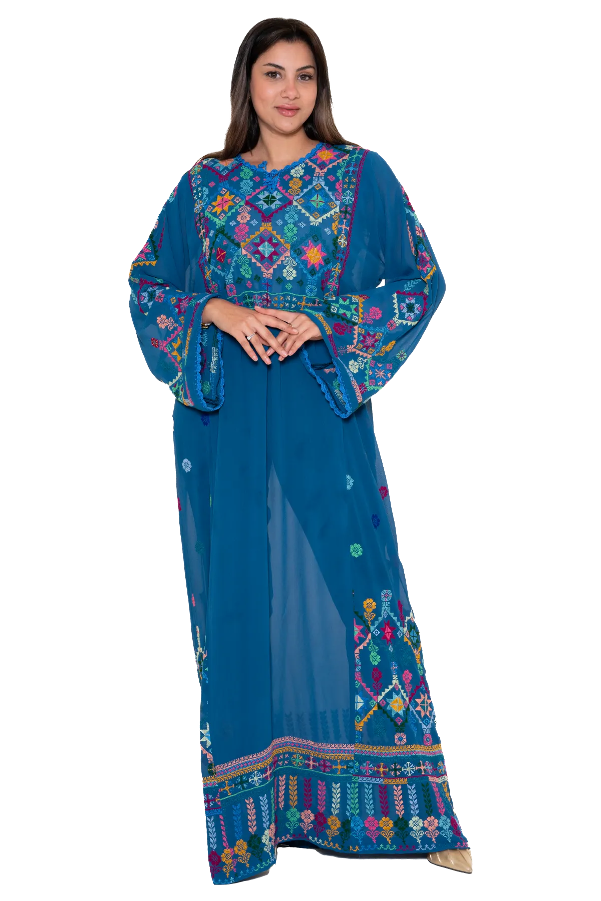 Fallahi Hand-stitched Chiffon