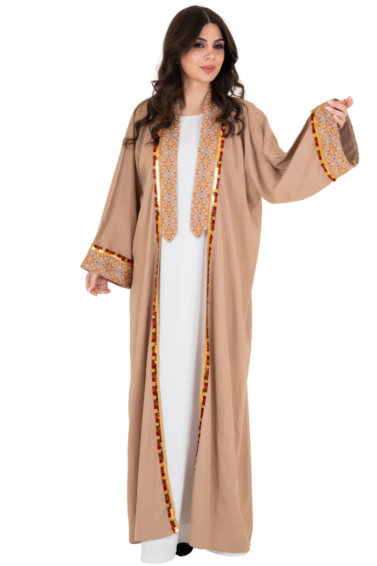 Machine stitched Bisht