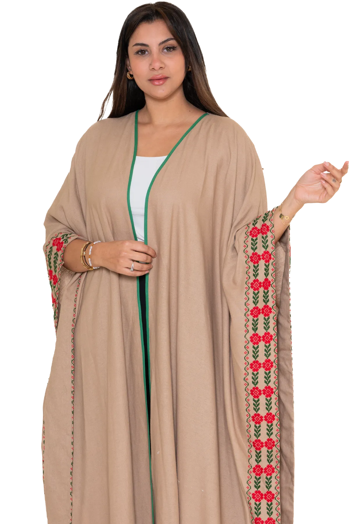 Hand-Embroidered Bisht