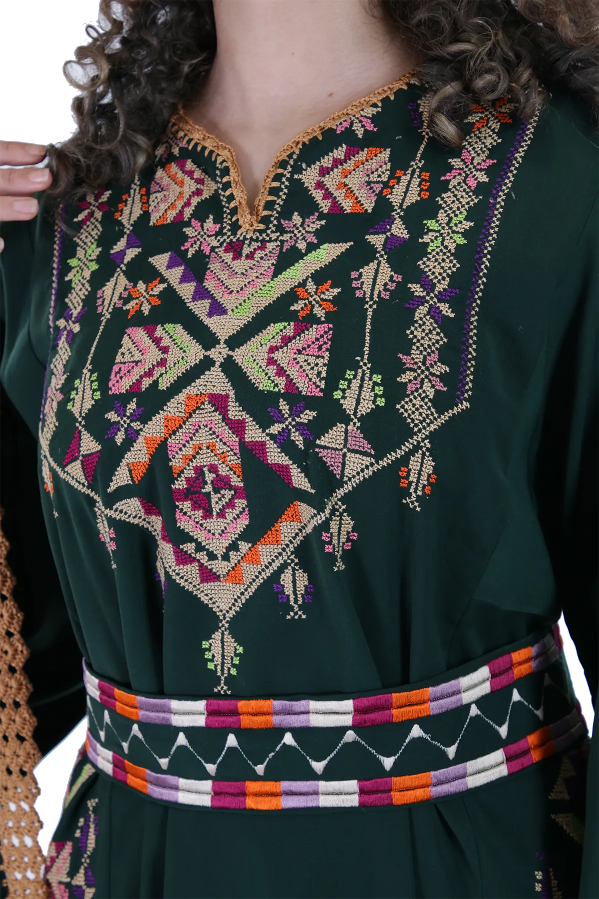 Greenly Hand-stitched Thoub