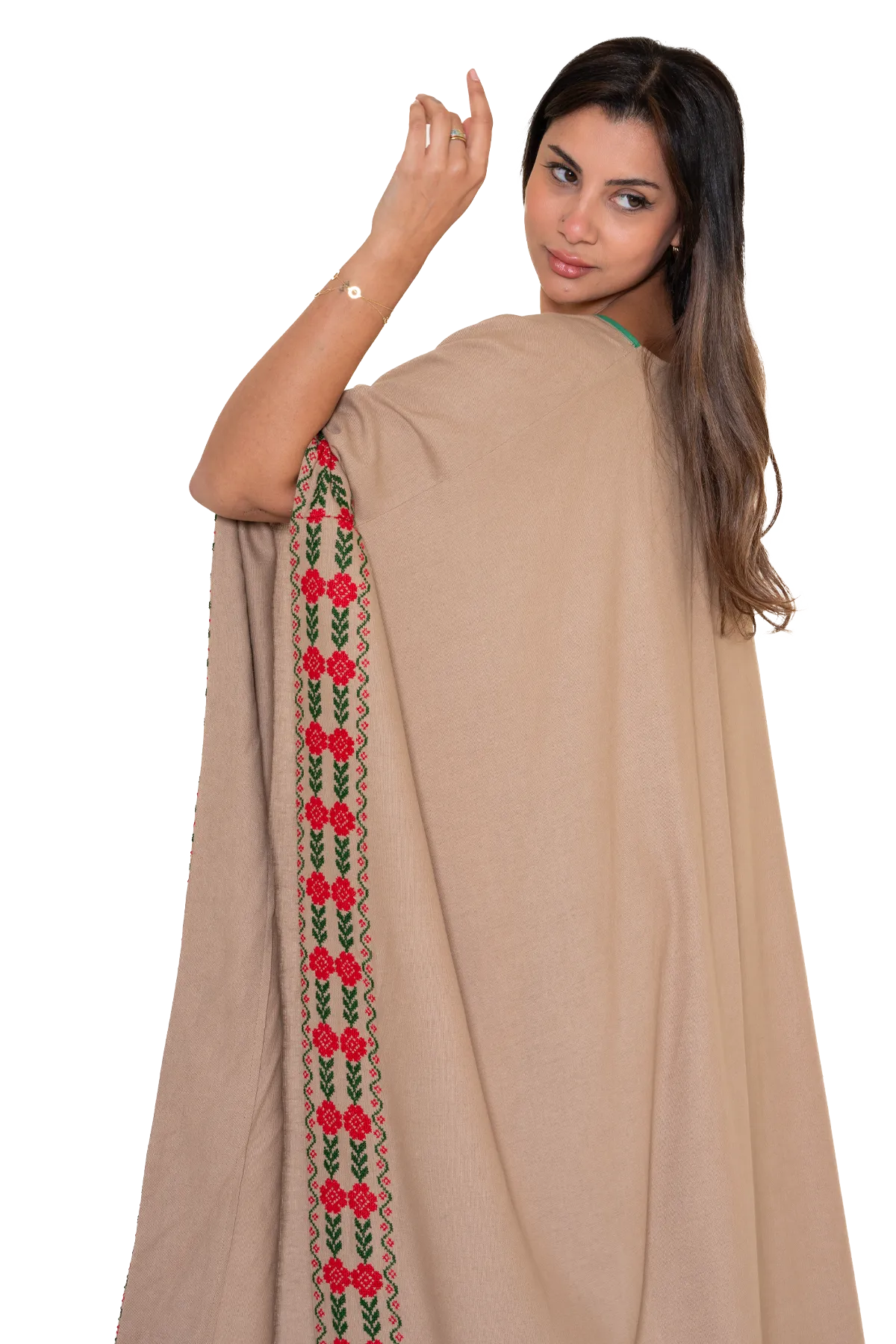 Hand-Embroidered Bisht