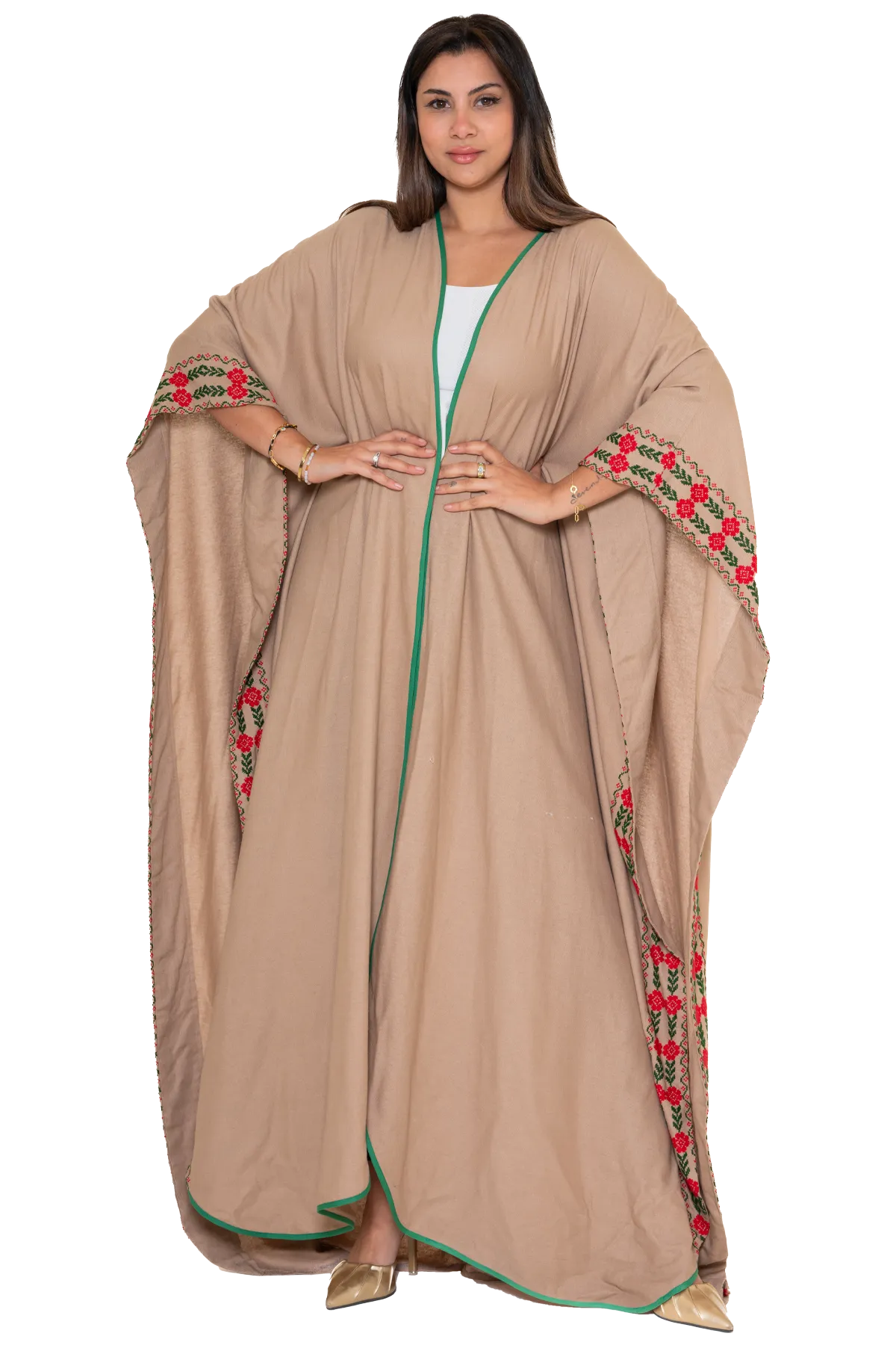 Hand-Embroidered Bisht