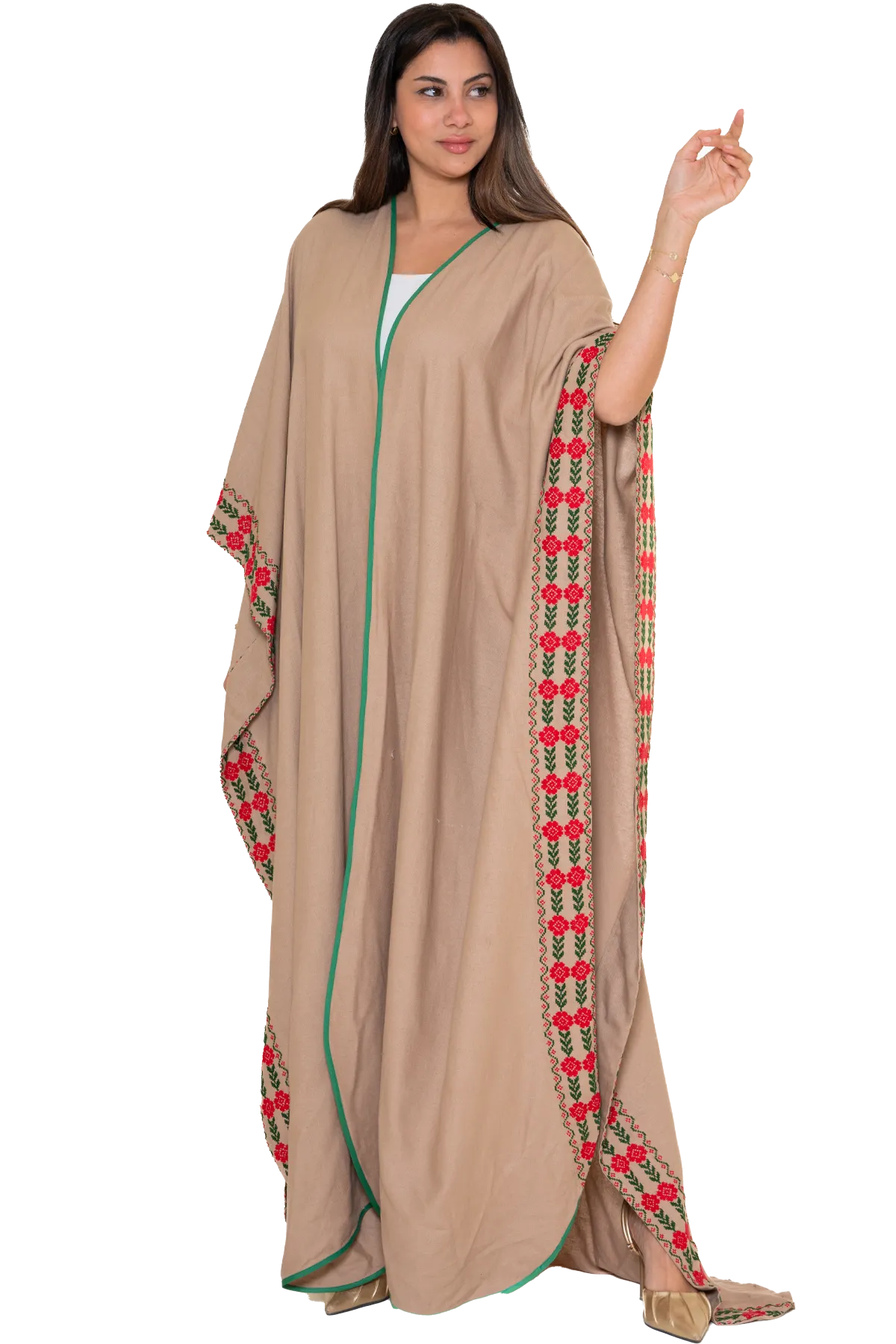 Hand-Embroidered Bisht