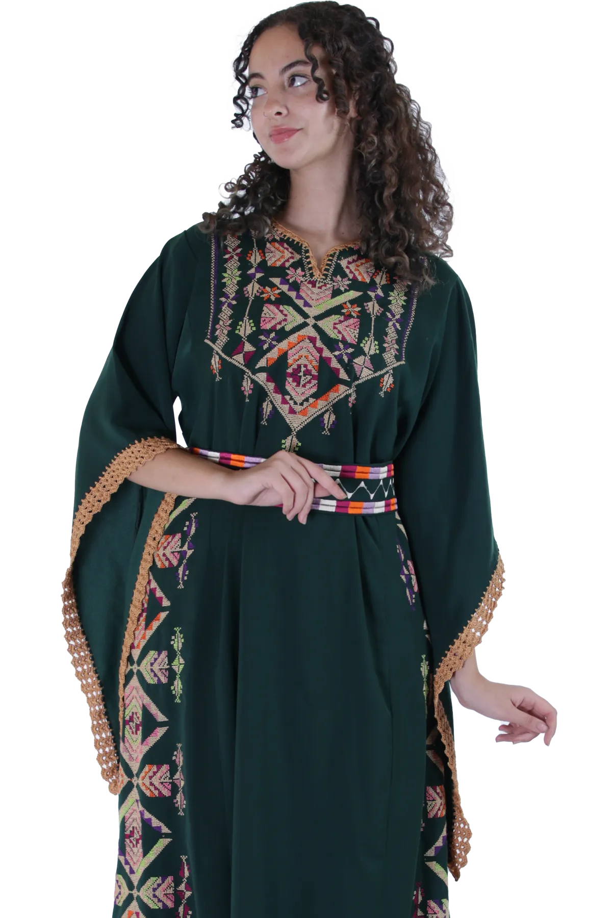 Greenly Hand-stitched Thoub