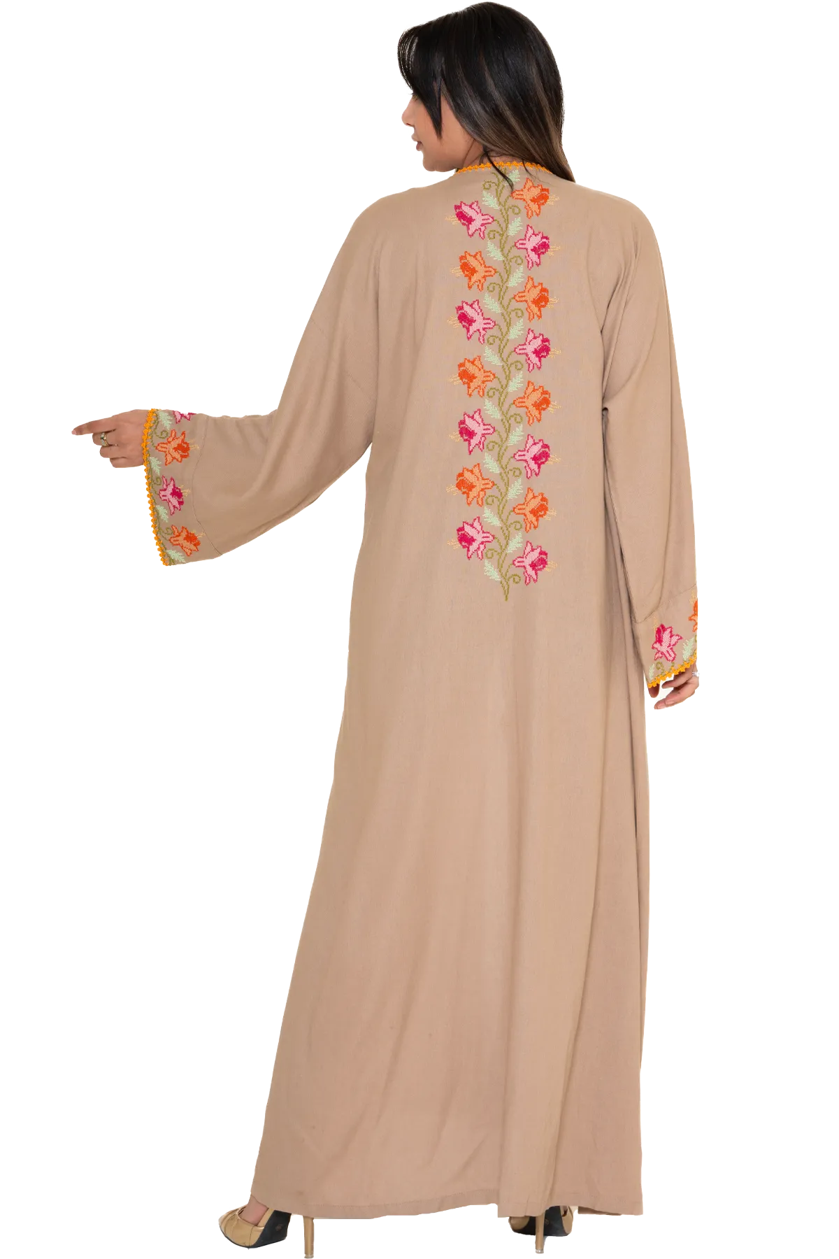 Hand-Embroidered Bisht