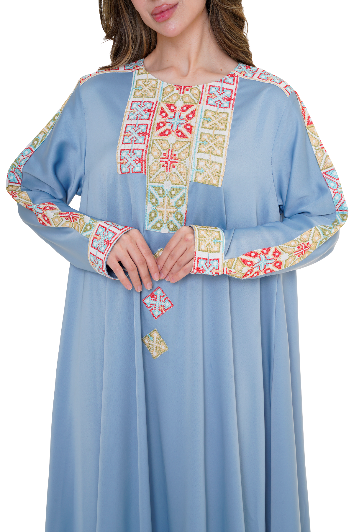 Machine stitched Abaya