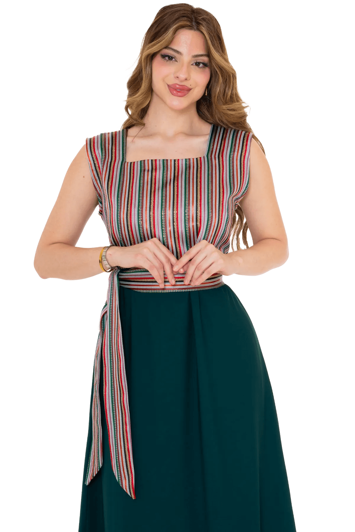 Saya multi-color dress