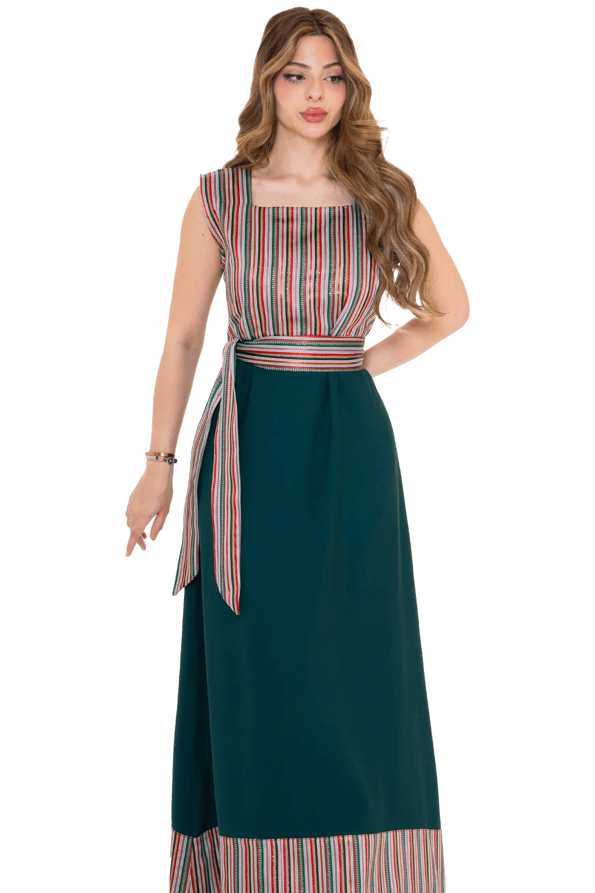Saya multi-color dress