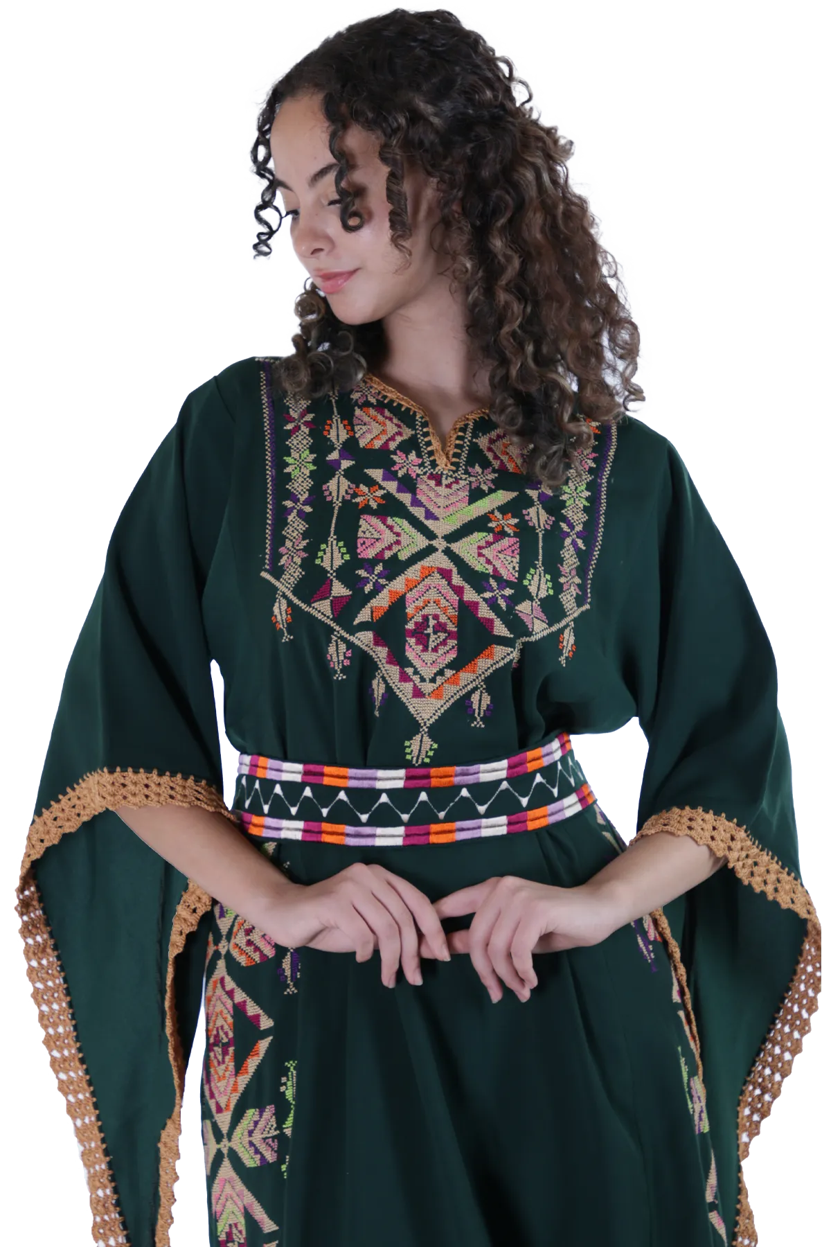 Greenly Hand-stitched Thoub