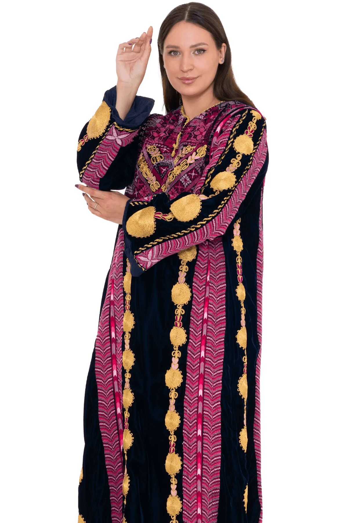 Hand-stitched velvet Mallacca