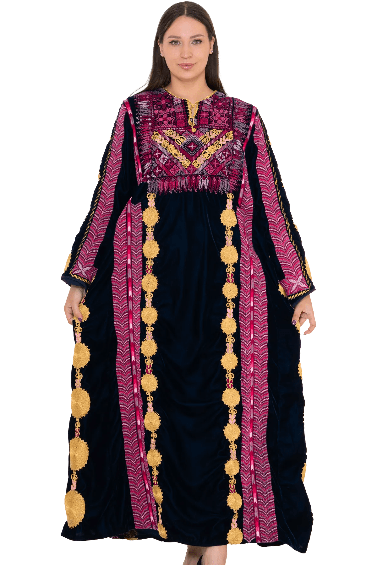 Hand-stitched velvet Mallacca