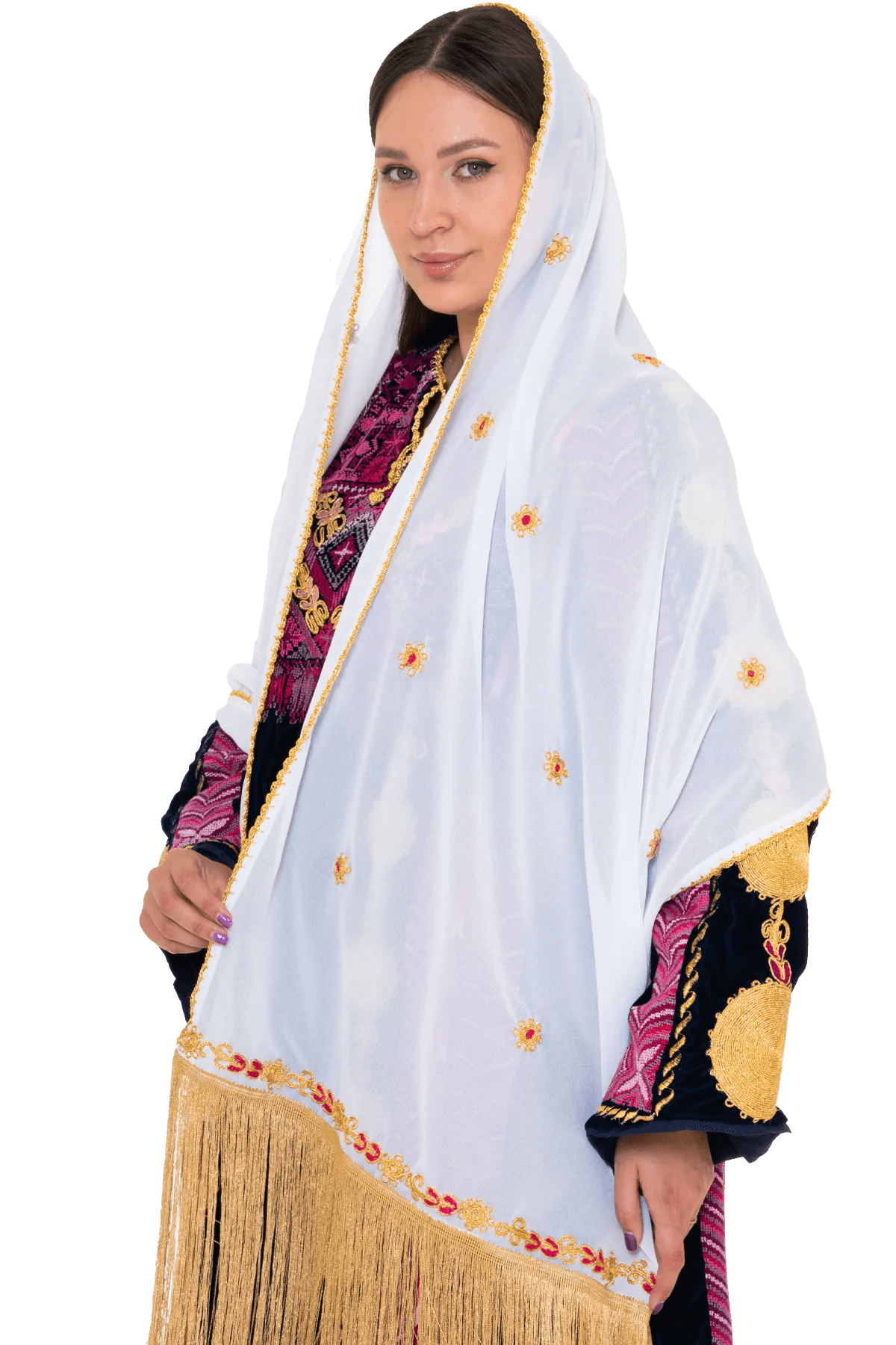 Hand-Stitched Kasab shawl
