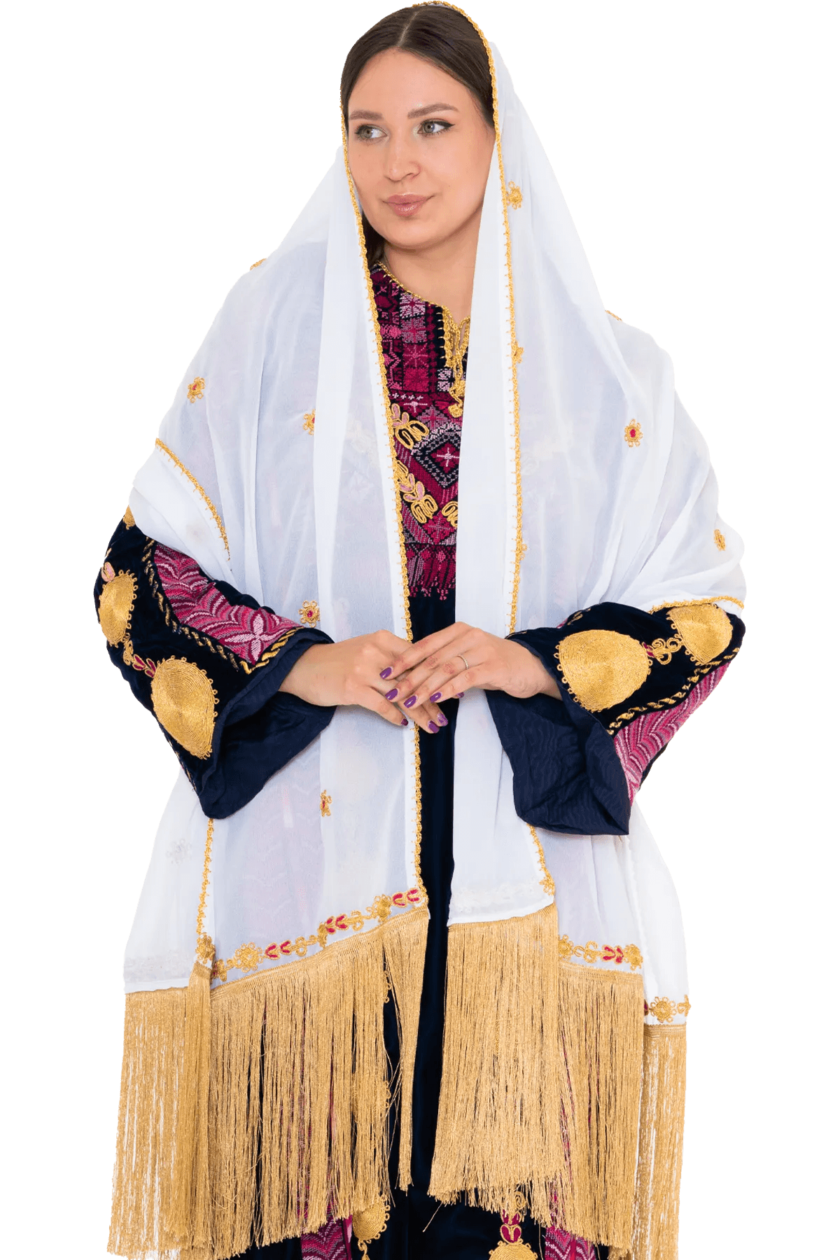Hand-Stitched Kasab shawl