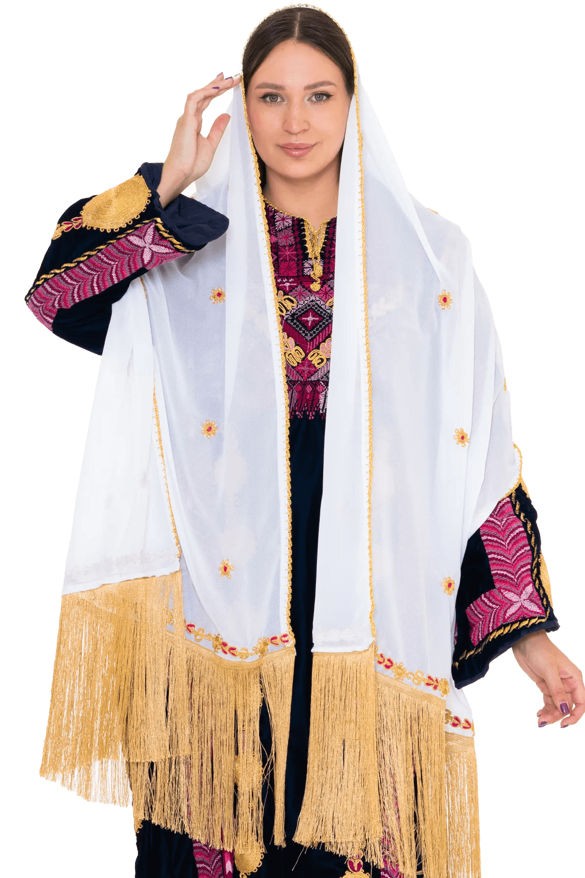 Hand-Stitched Kasab shawl