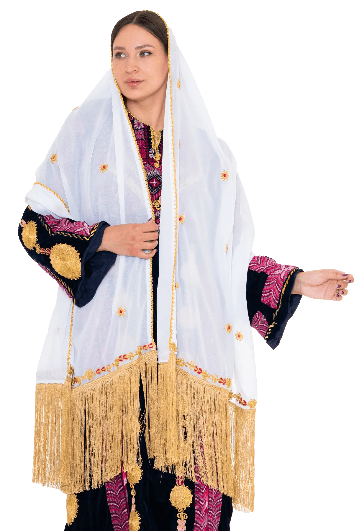 Hand-Stitched Kasab shawl