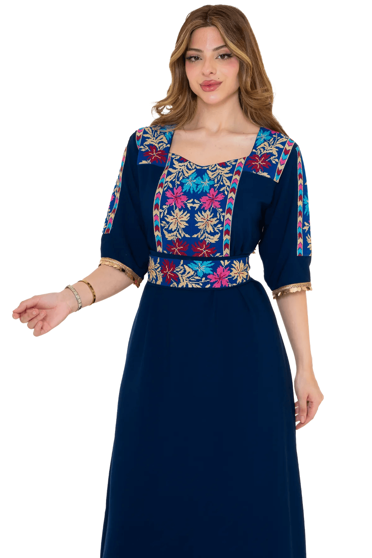 Machine-stitched Thoub