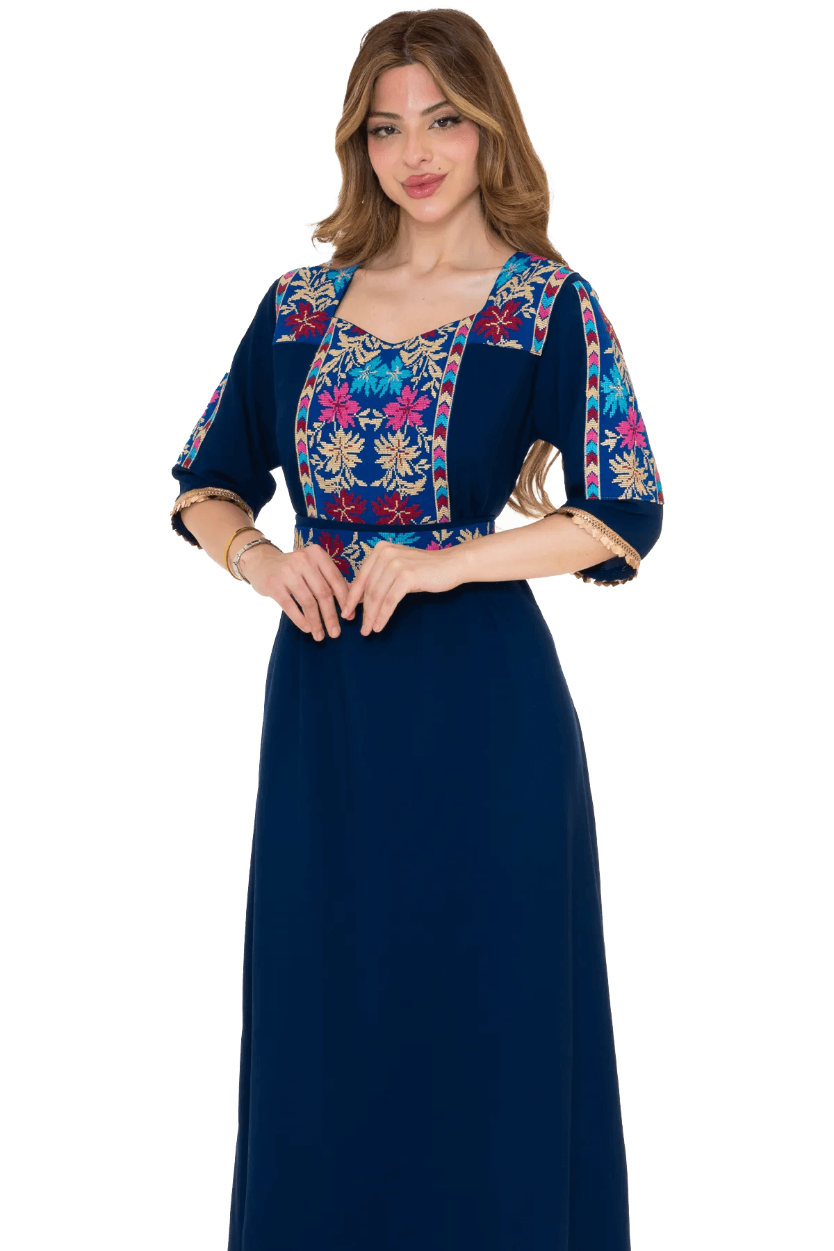 Machine-stitched Thoub