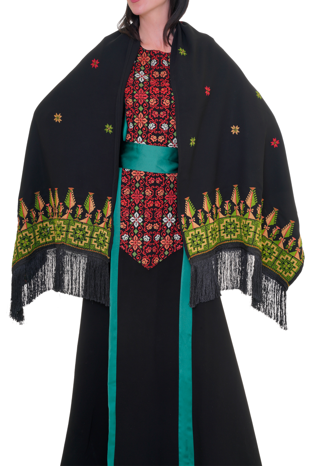Fallahi Hand-stitched Shawl