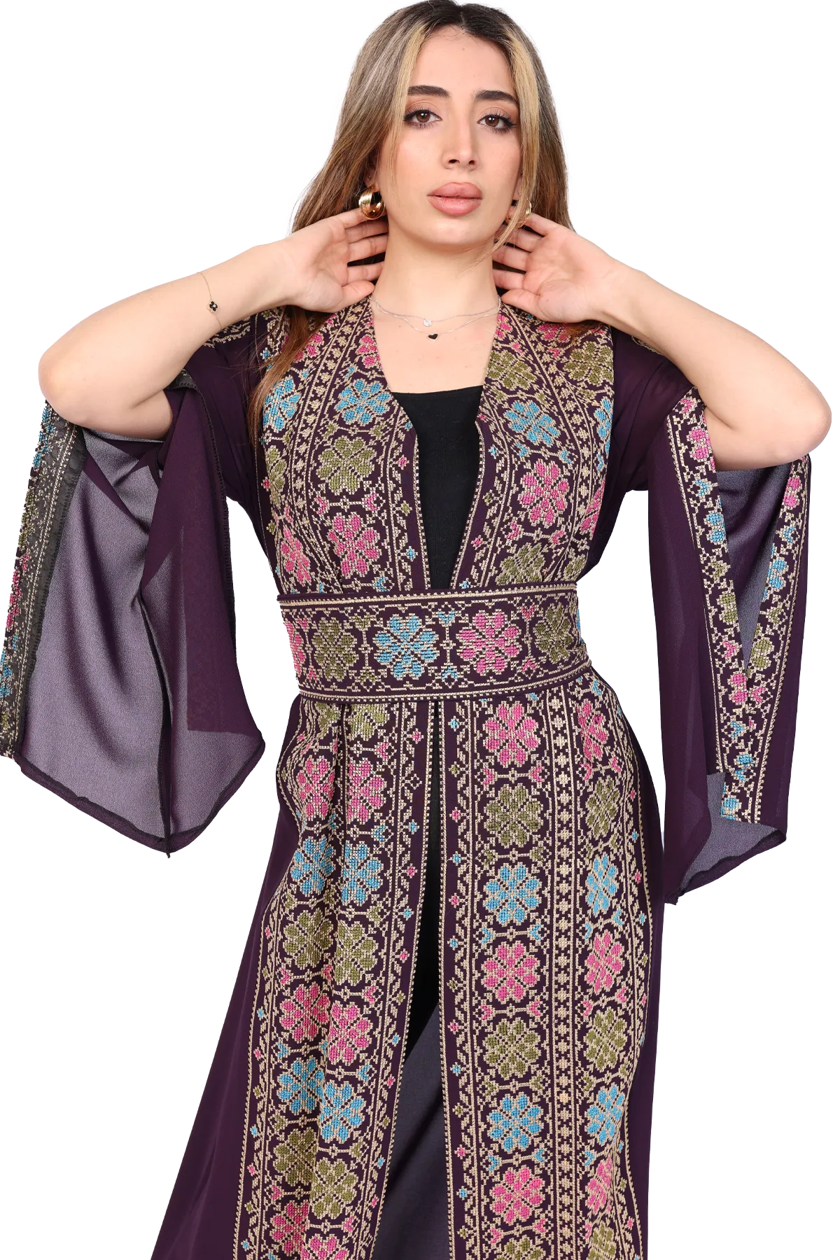 Tals Embroidered Bisht