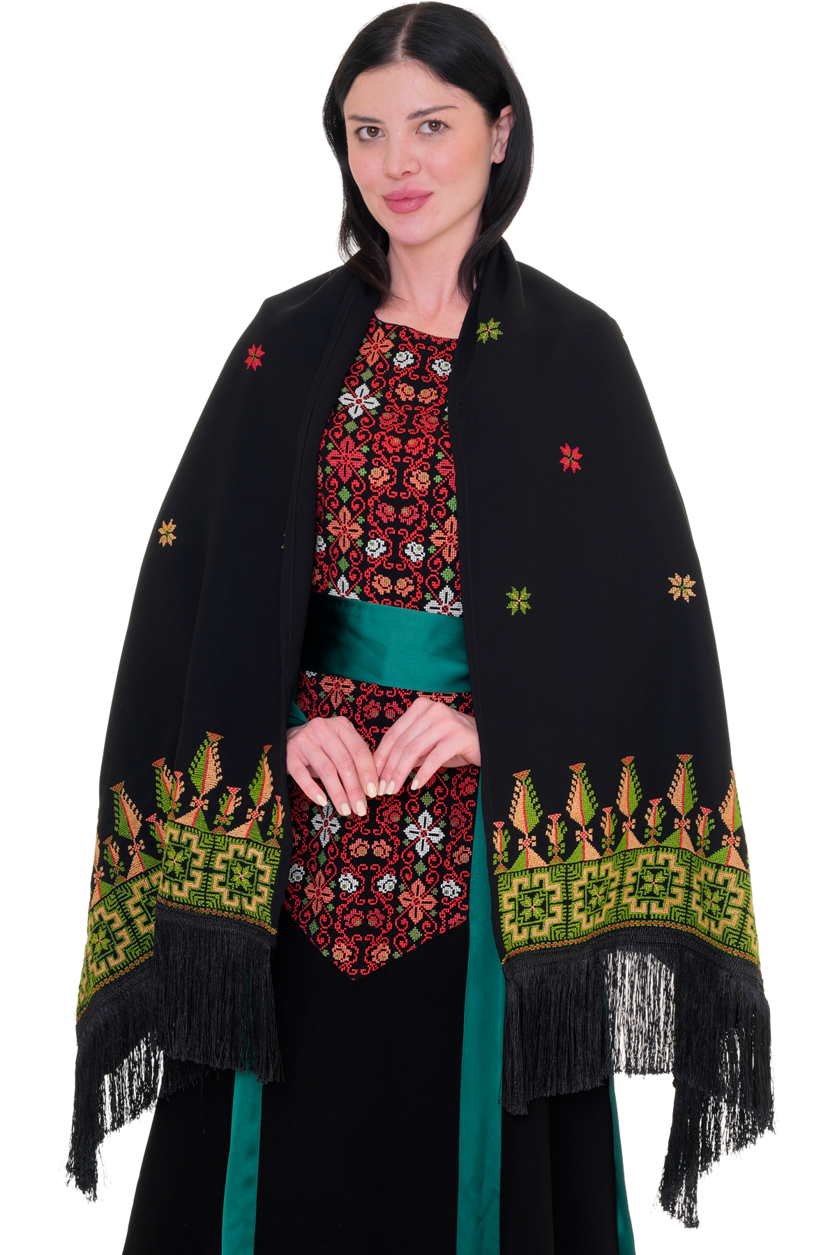 Fallahi Hand-stitched Shawl