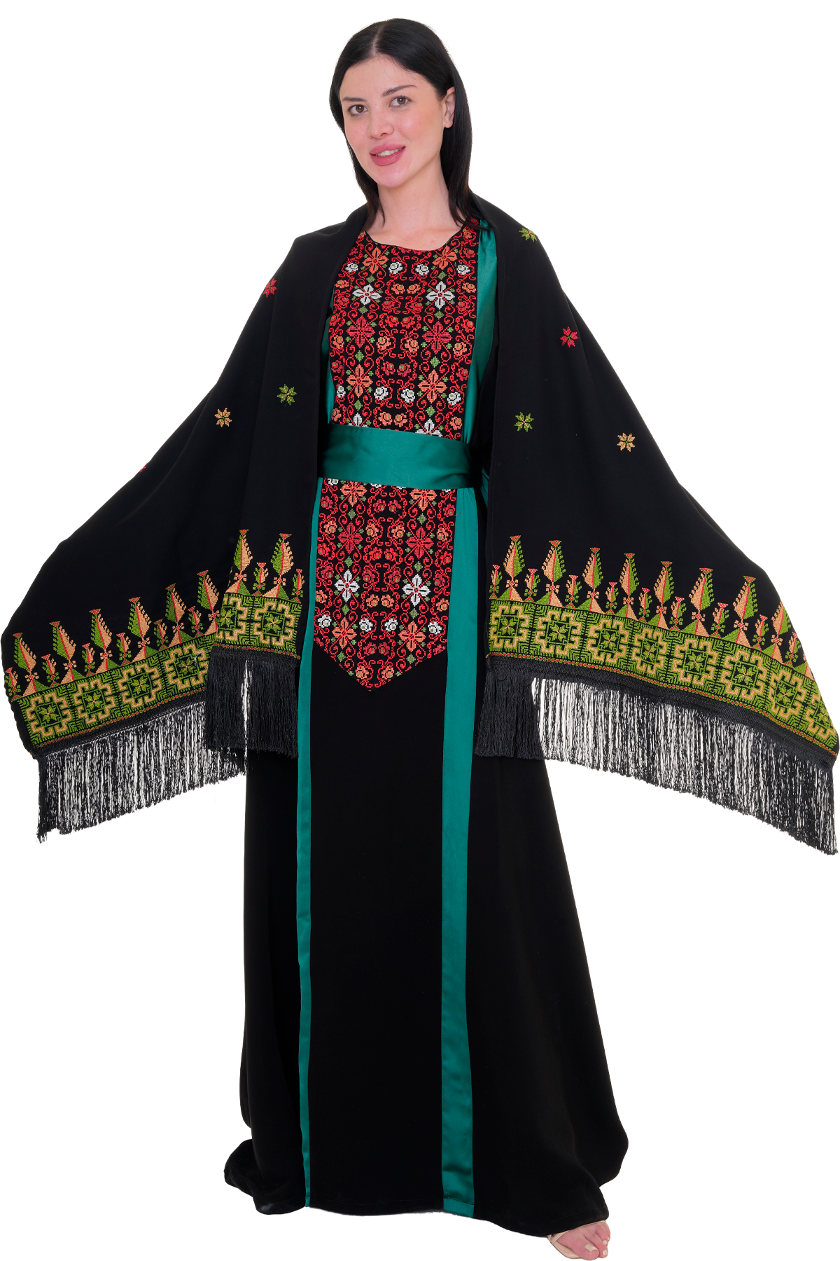 Fallahi Hand-stitched Shawl