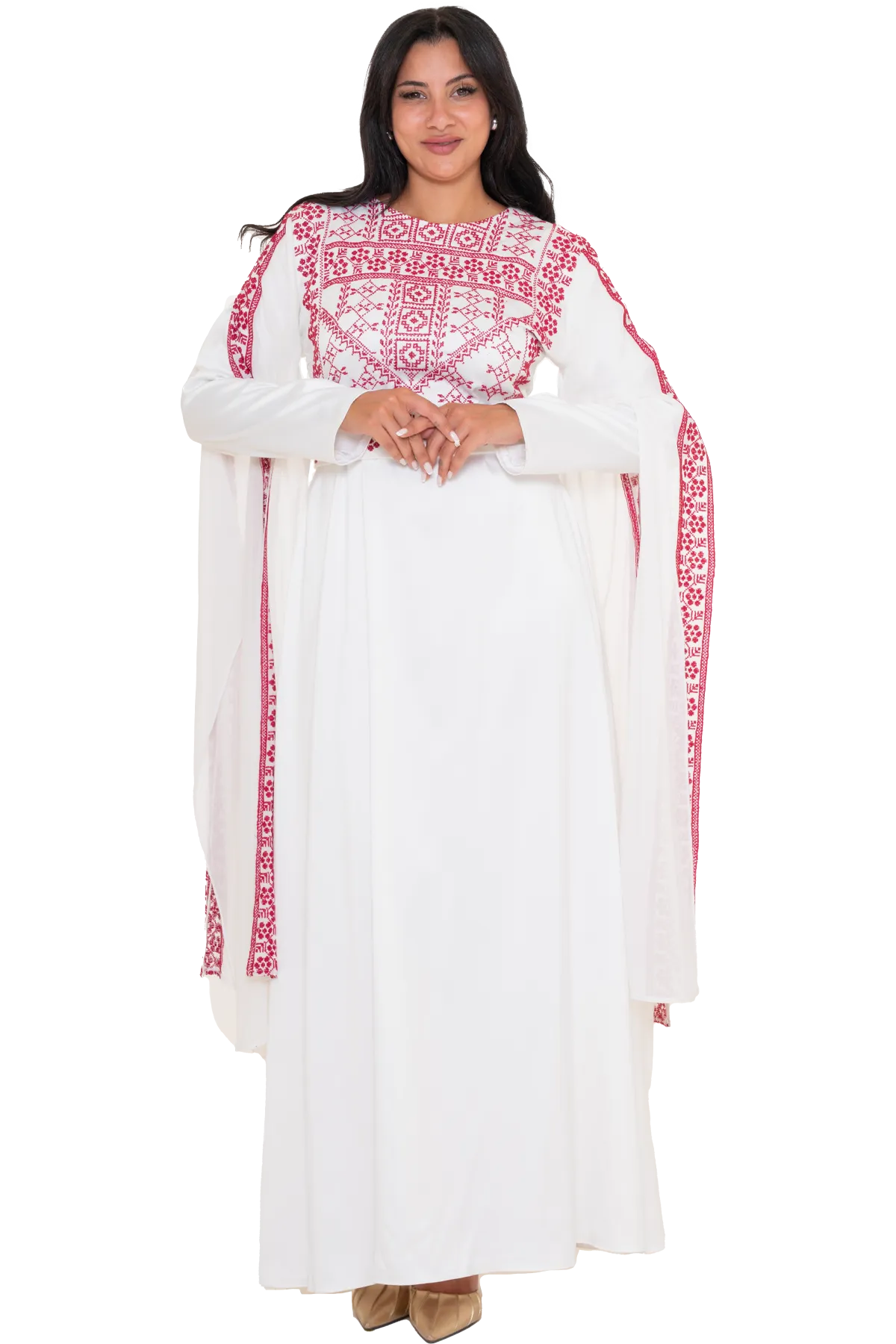 Hand-stitched Arayes Thoub