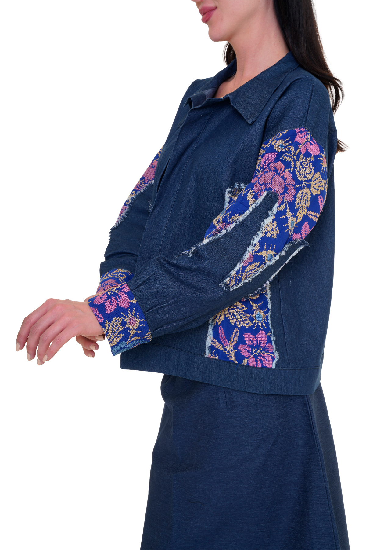 Embroidered Jeans set