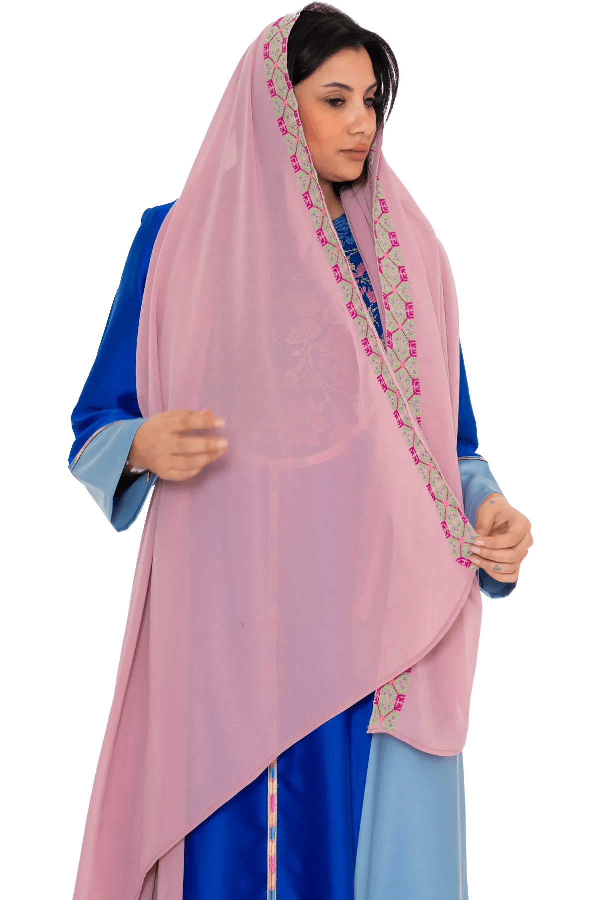 Hand-stitched head shawl (Copy)