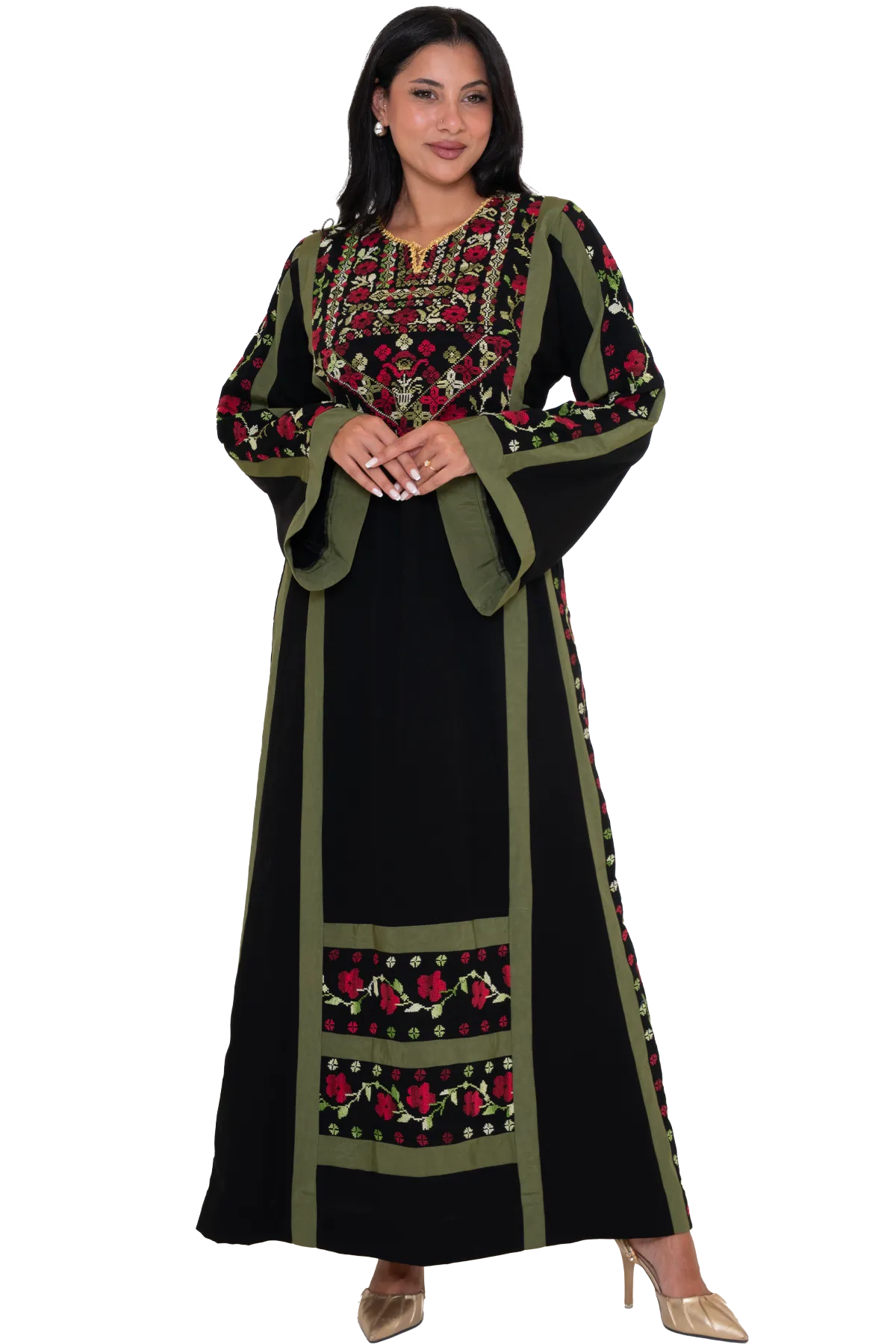 Hand-stitched Thoub with Morreh fabric