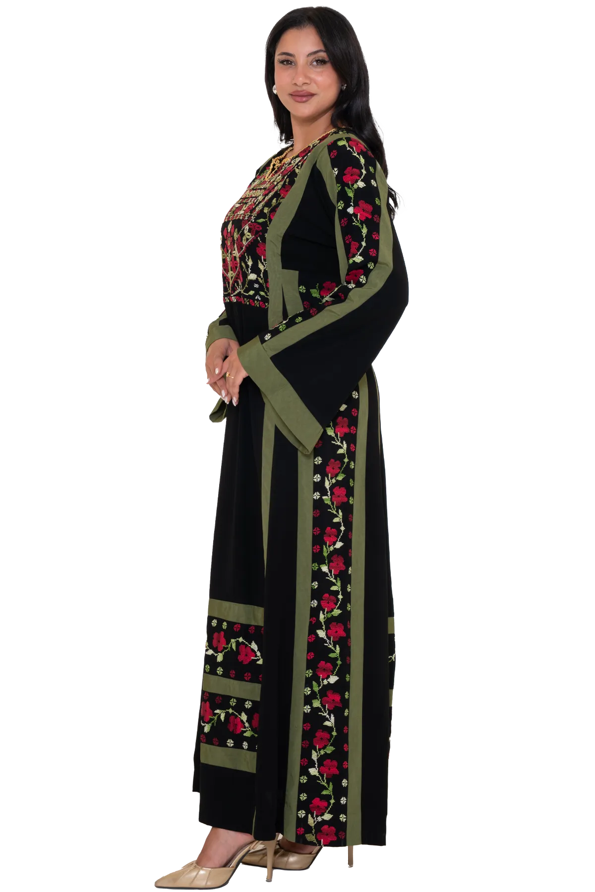 Hand-stitched Thoub with Morreh fabric