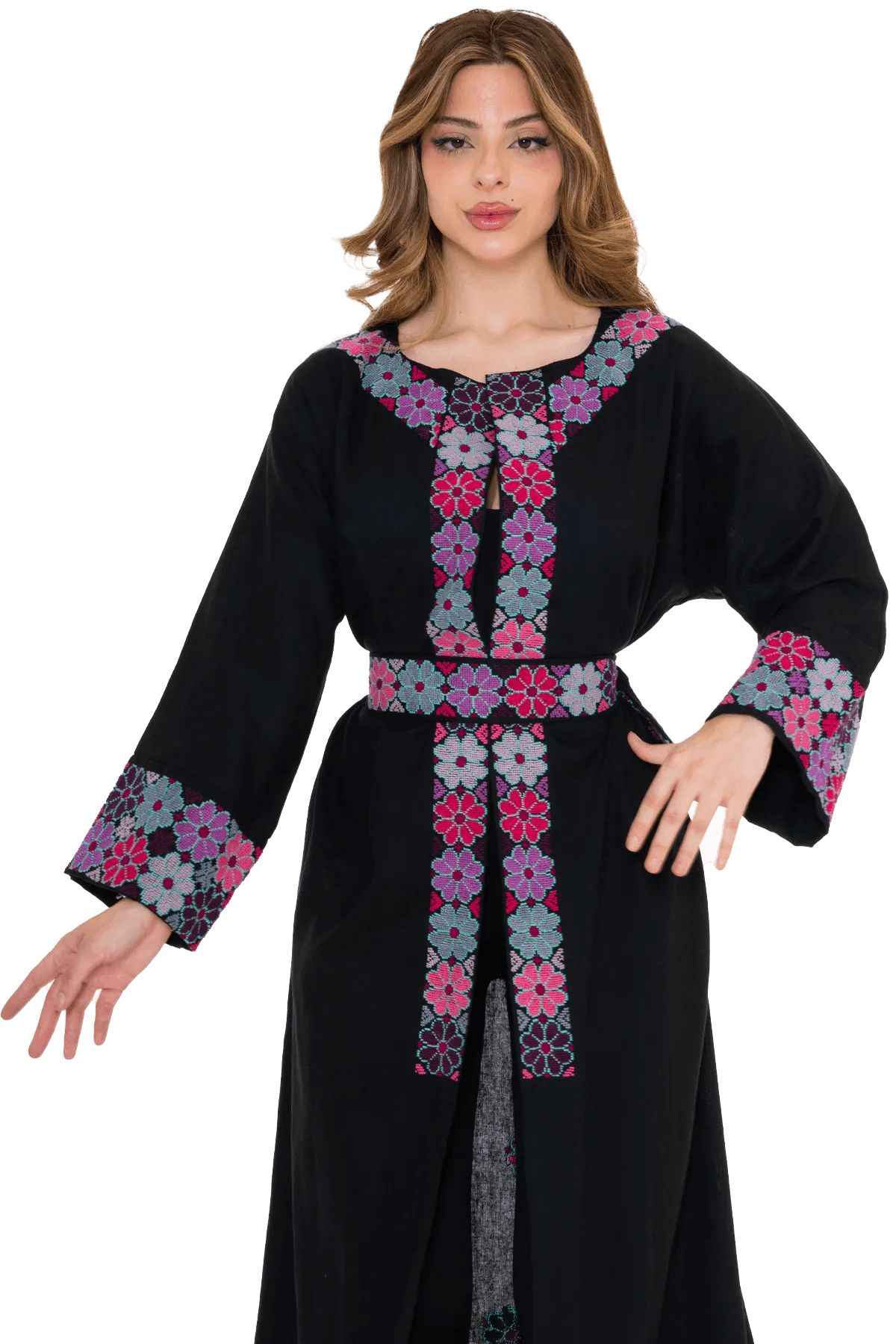 Hand-Embroidered Bisht