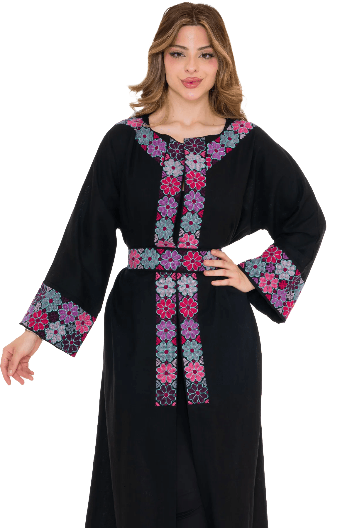 Hand-Embroidered Bisht