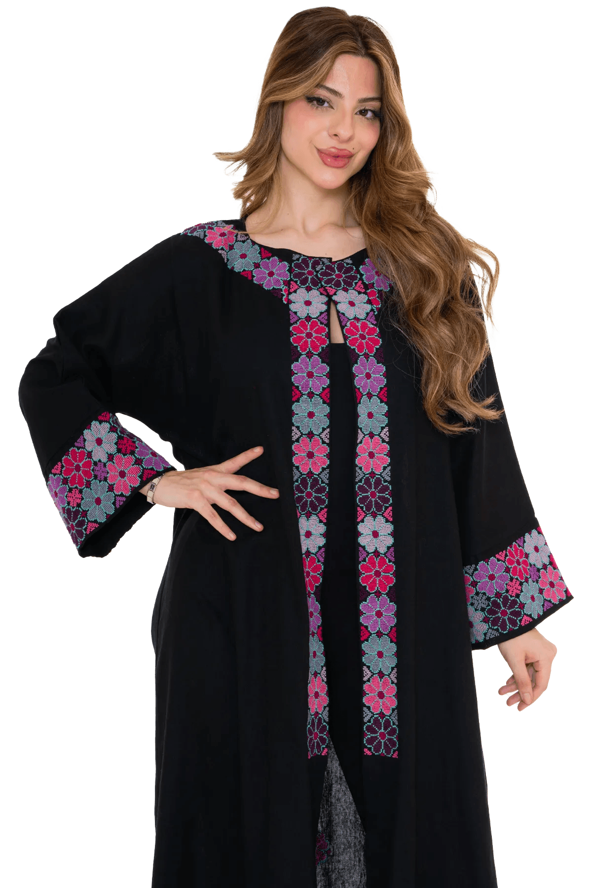 Hand-Embroidered Bisht
