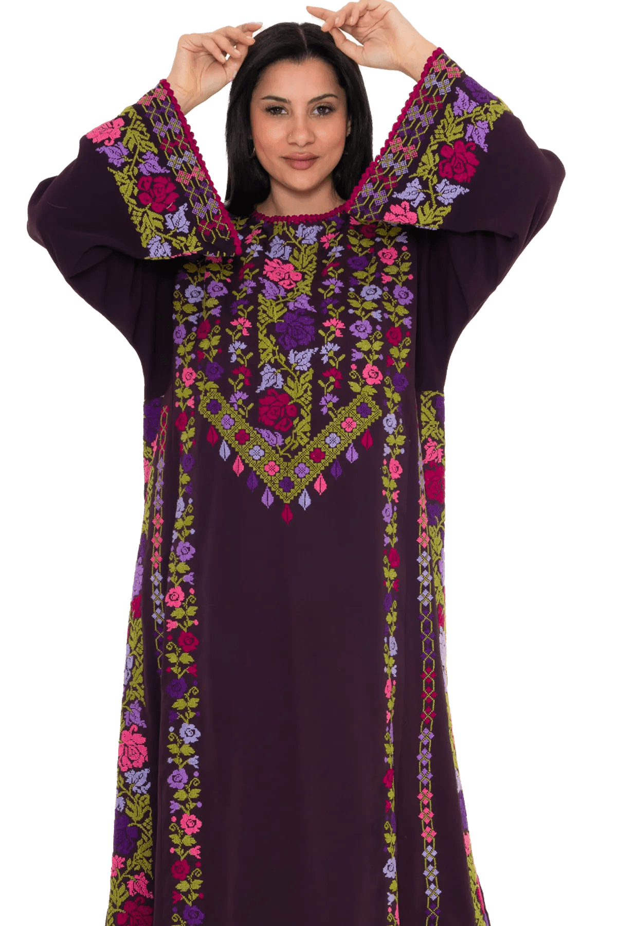 Hand-stitched Thoub