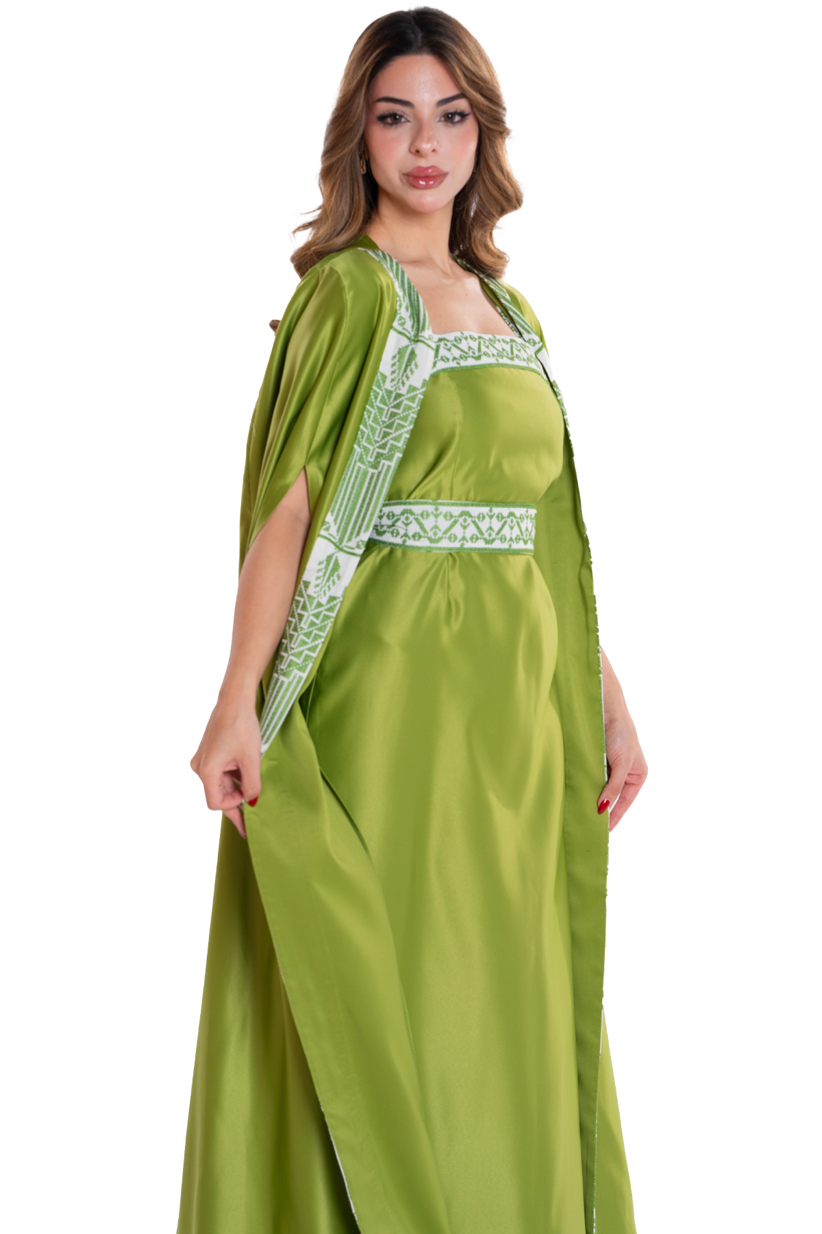 Green dress (3pcs)