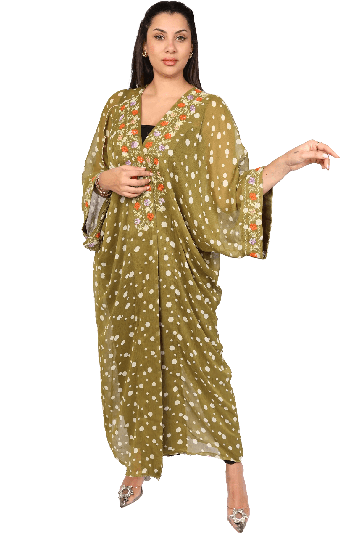 Hand-Embroidered Bisht - Tatreez Store