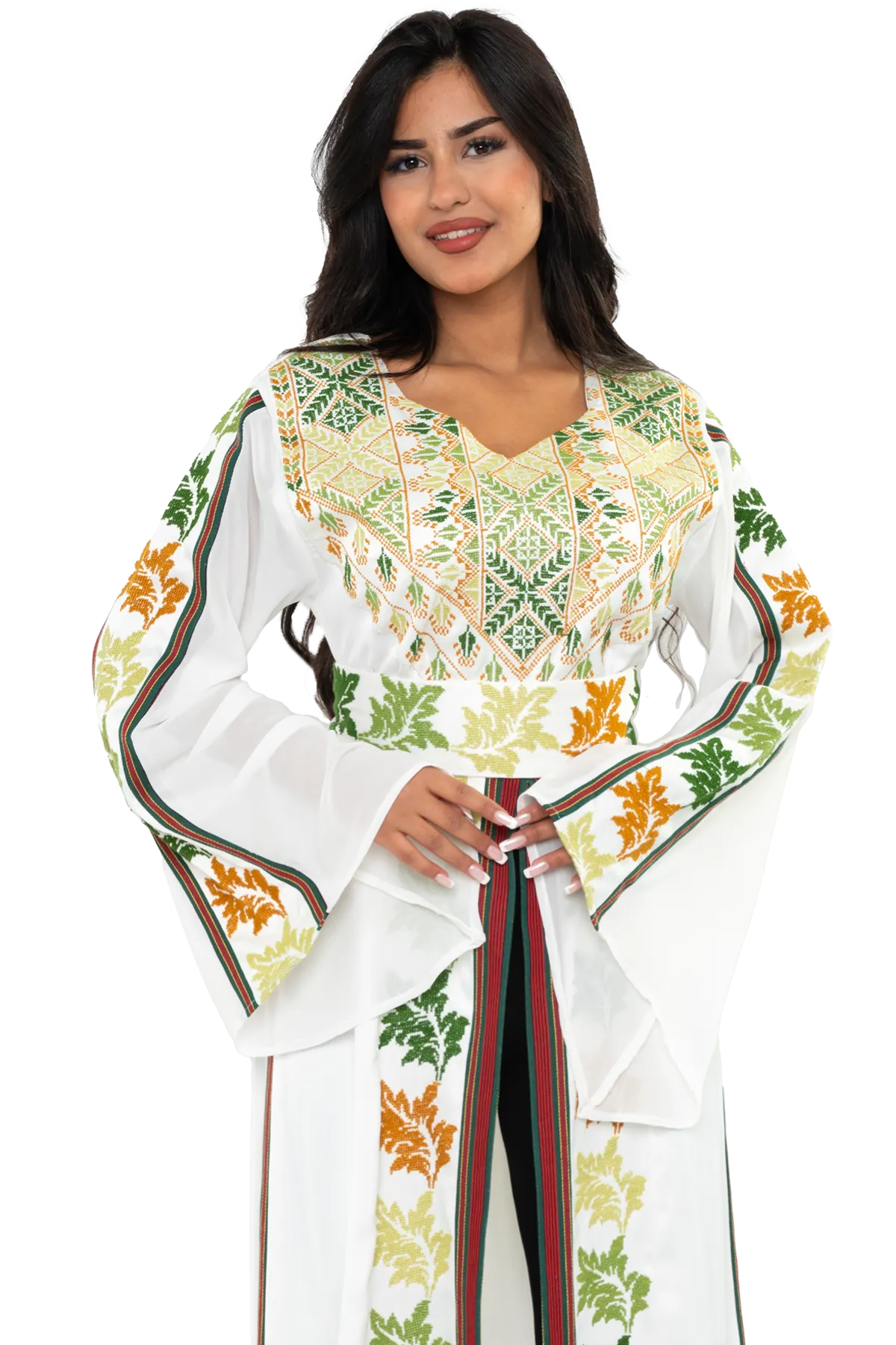 Fallahi hand-embroidered dress