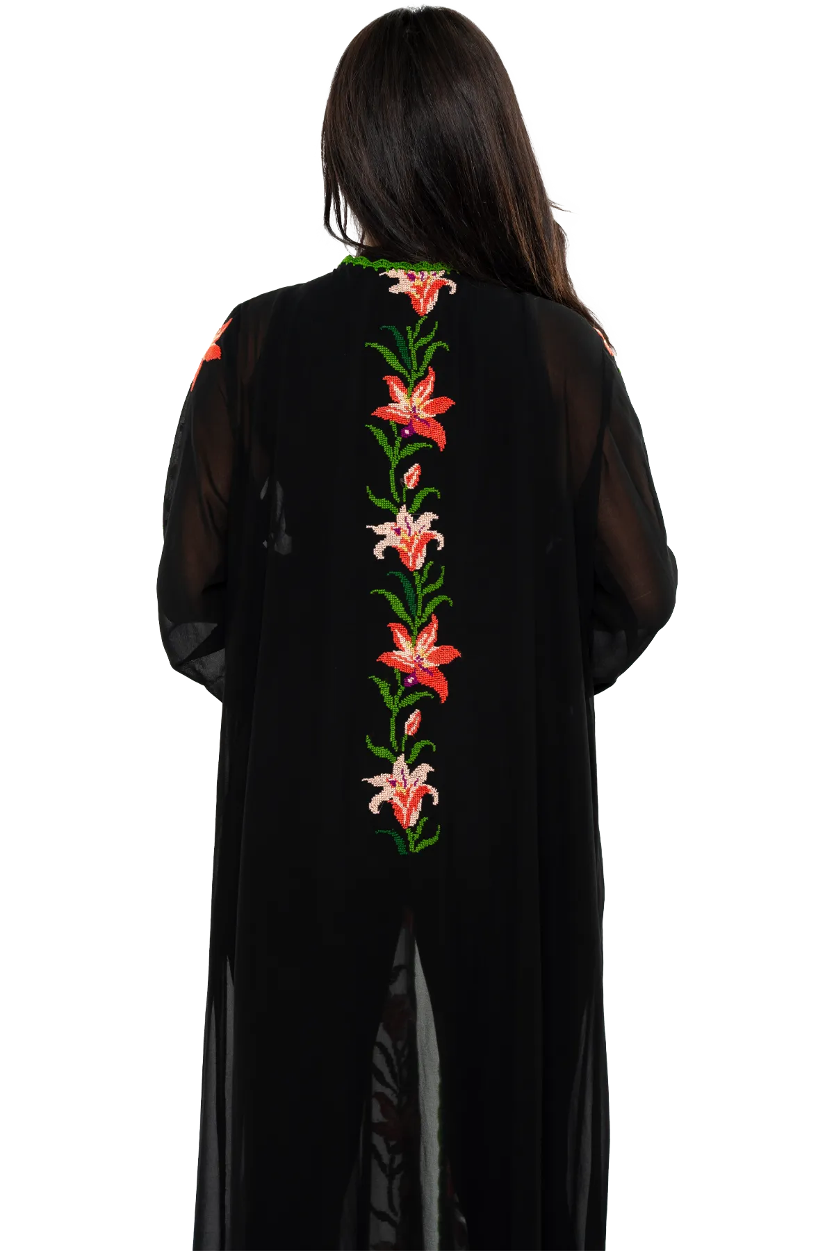 Hand-Embroidered Bisht