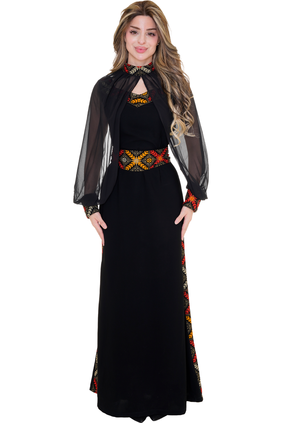 Embroidered Dress 2pcs