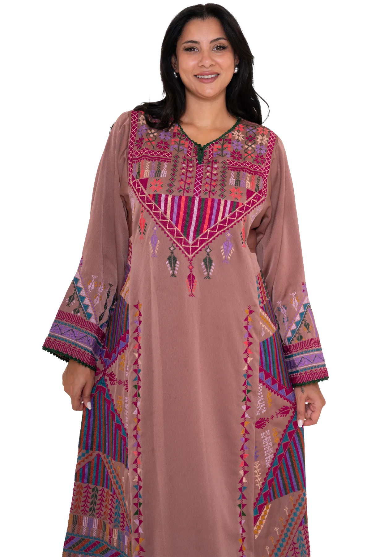 Hand-stitched Thoub