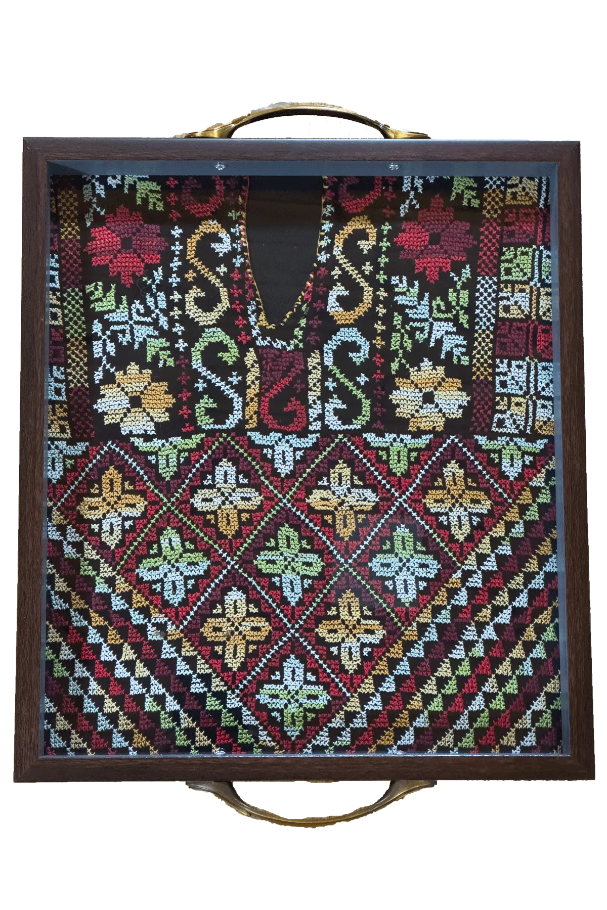 Hand-Embroidered tray