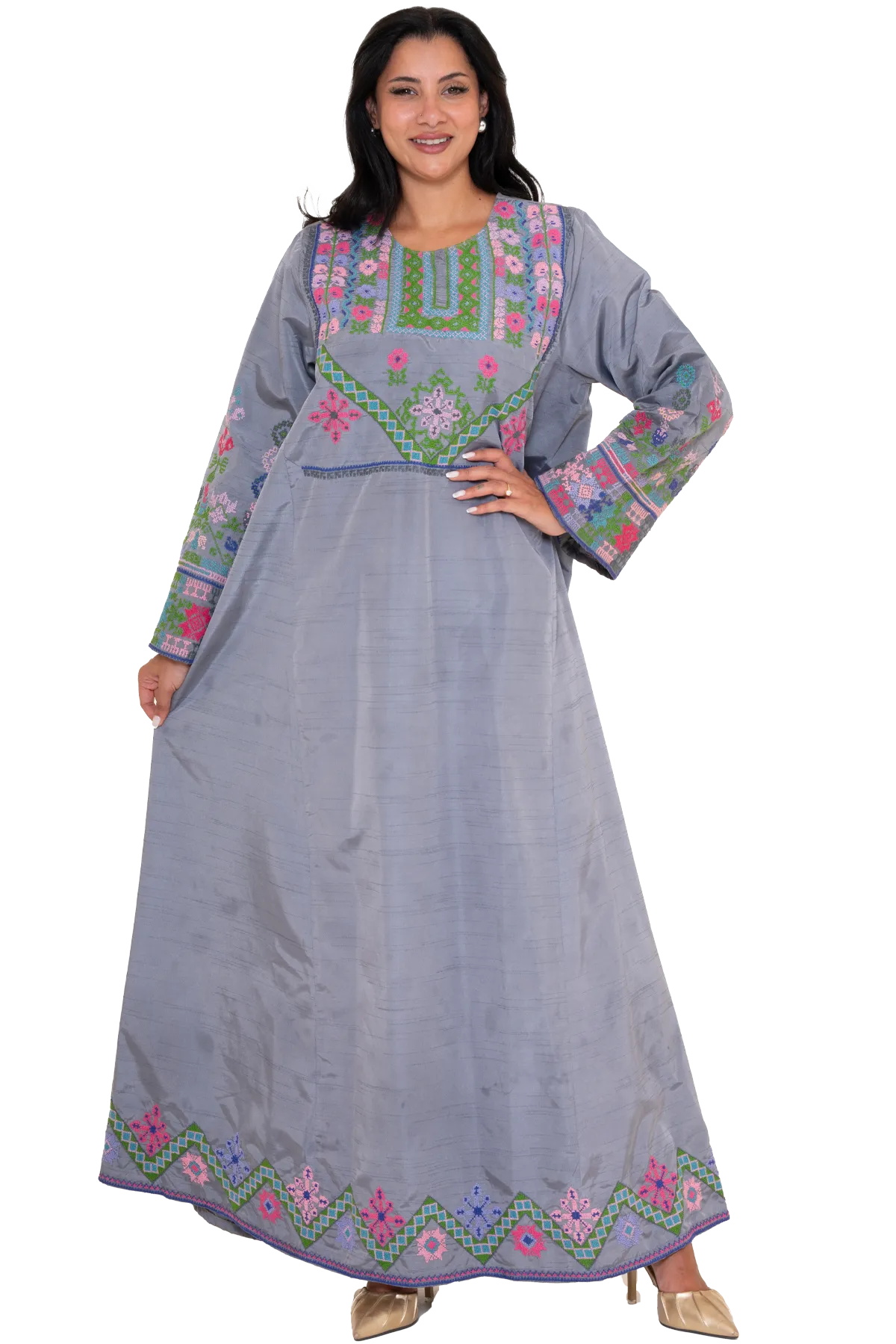 Hand-stitched Tafta Thoub