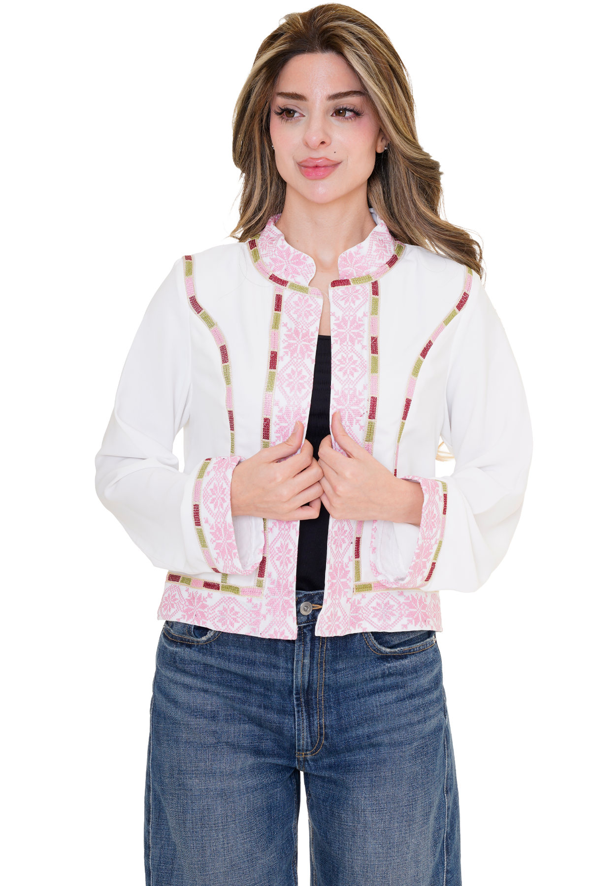 Palestinian White Blazer