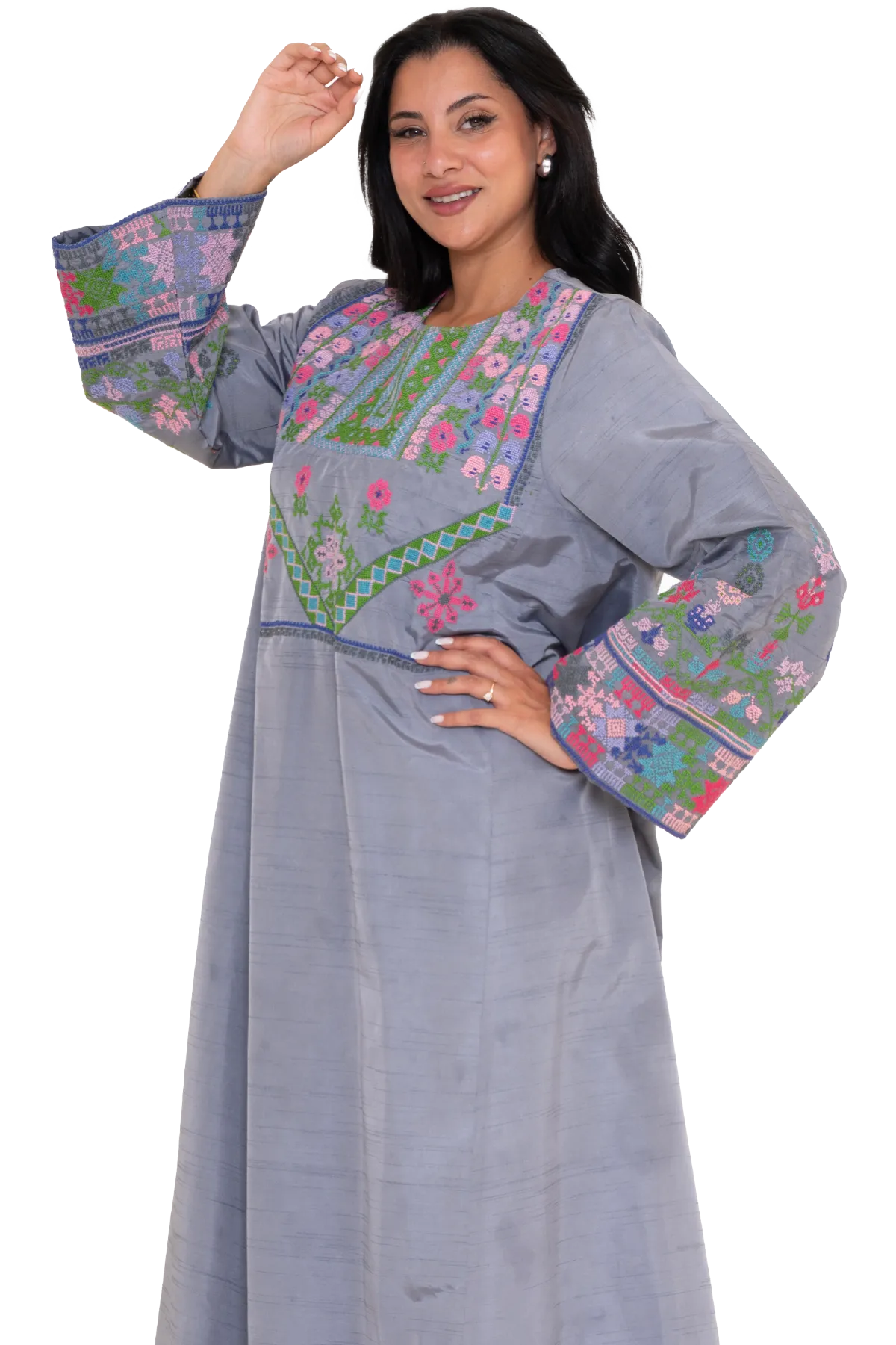 Hand-stitched Tafta Thoub