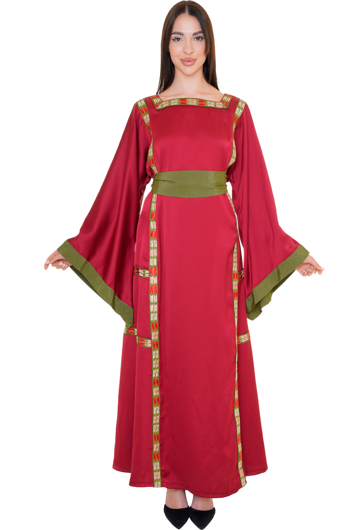 Machine stitched Manajel Thoub