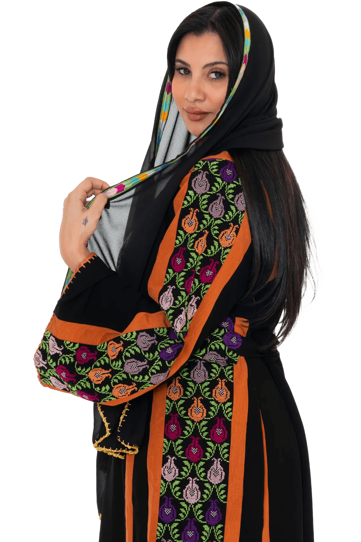 Hand-stitched Manajel Shawl