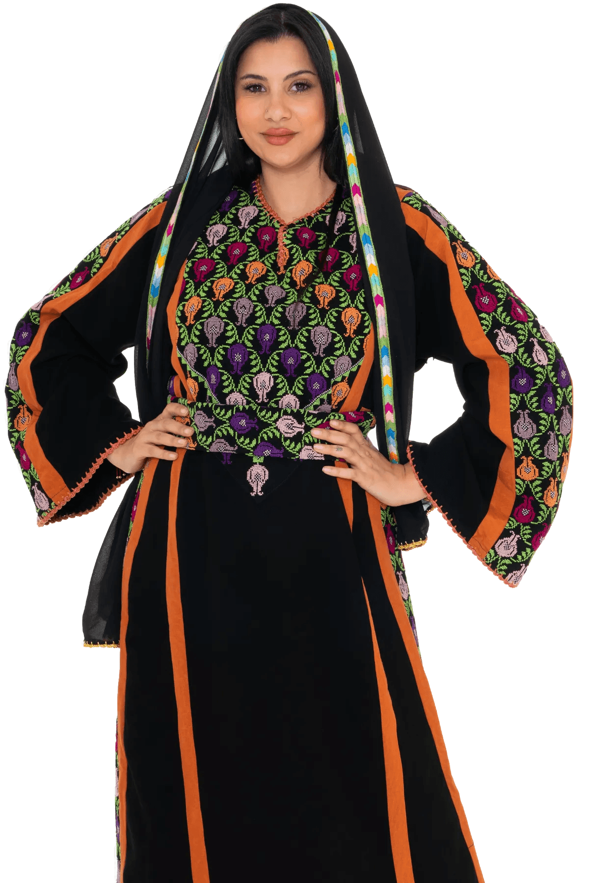 Hand-stitched Manajel Shawl