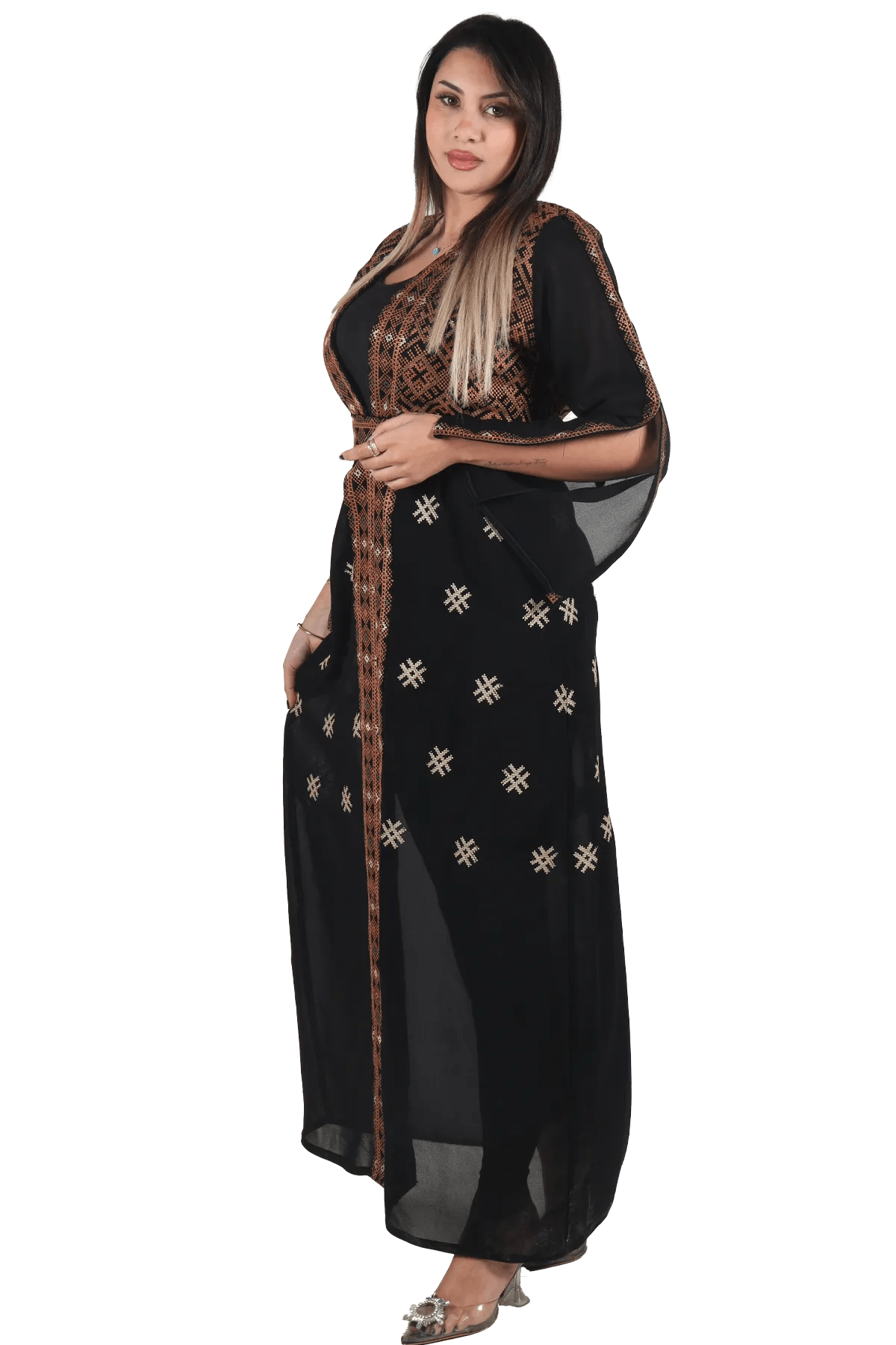 Black Bisht - Tatreez Store