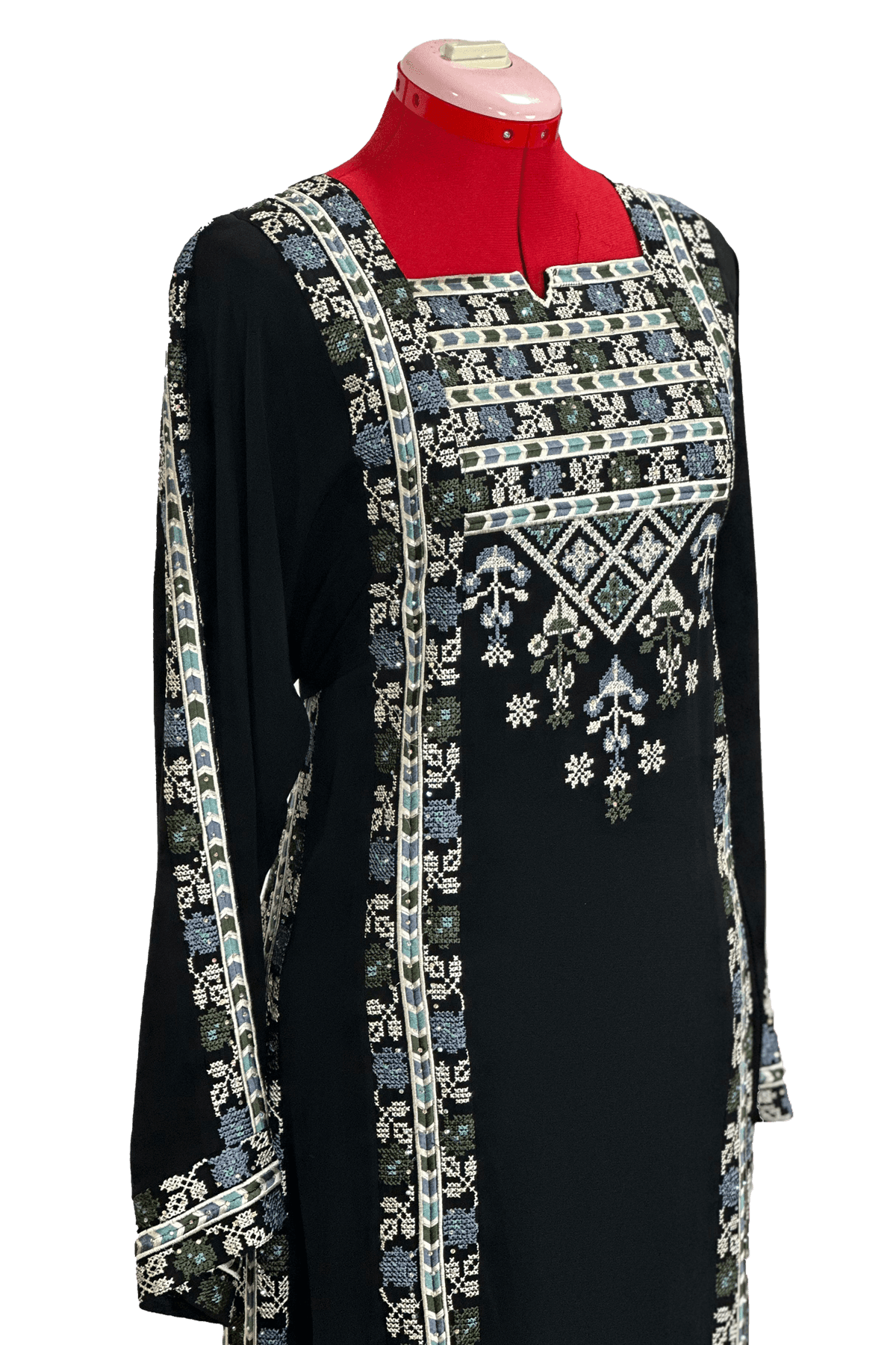 Embellished Heritage 2 Thoub - TATREEZ STORE